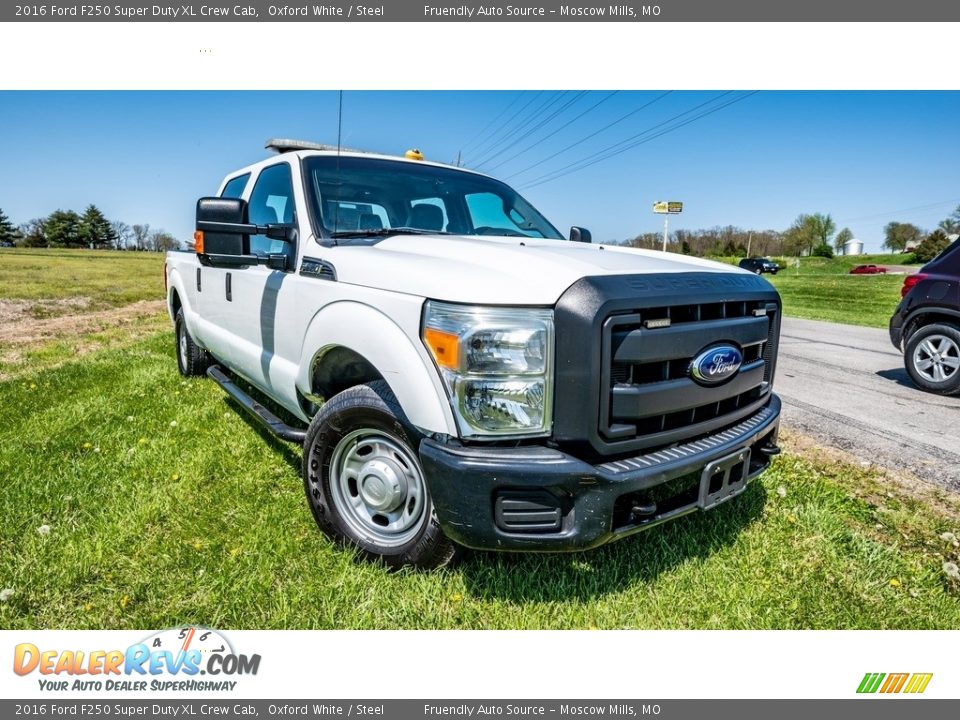 2016 Ford F250 Super Duty XL Crew Cab Oxford White / Steel Photo #1