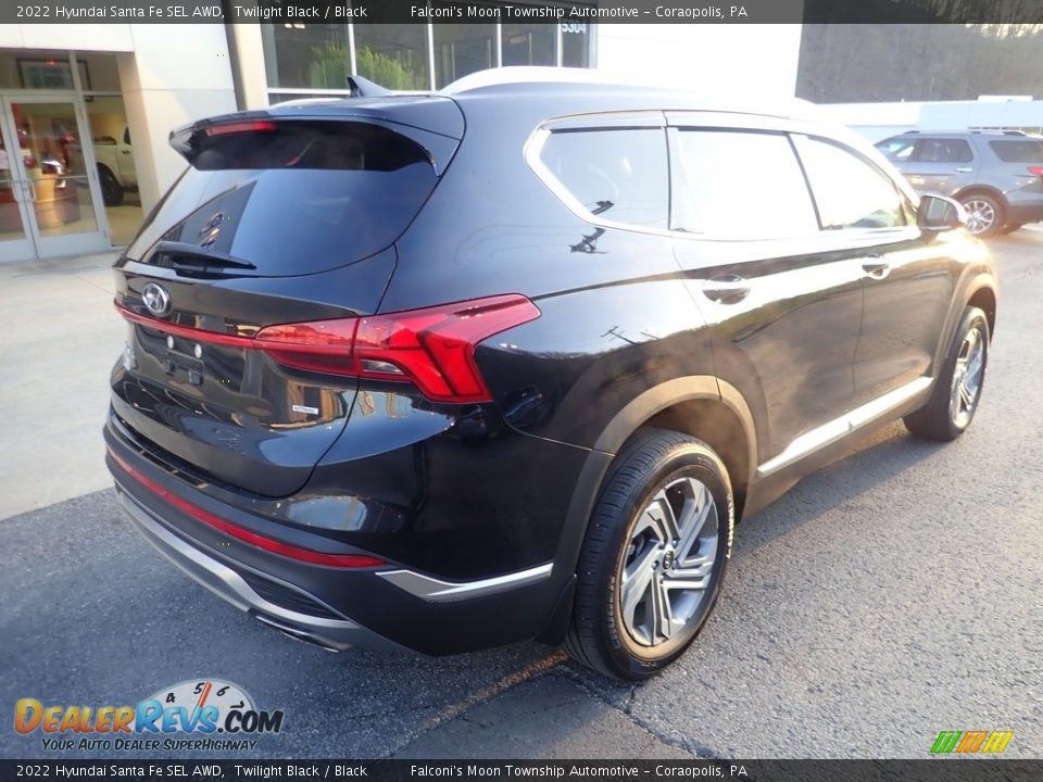 2022 Hyundai Santa Fe SEL AWD Twilight Black / Black Photo #2