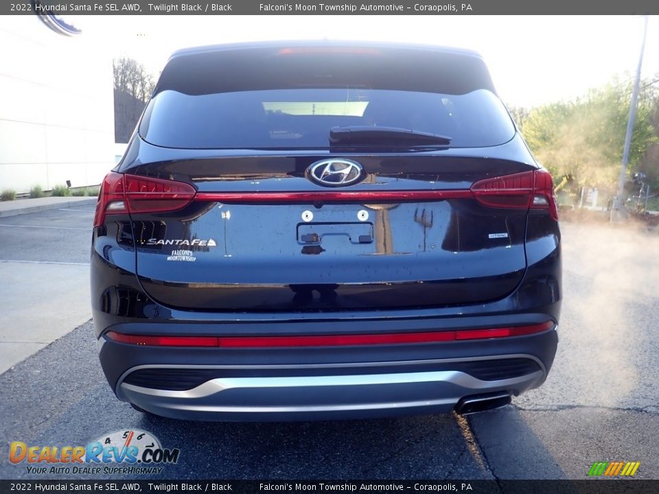 2022 Hyundai Santa Fe SEL AWD Twilight Black / Black Photo #3