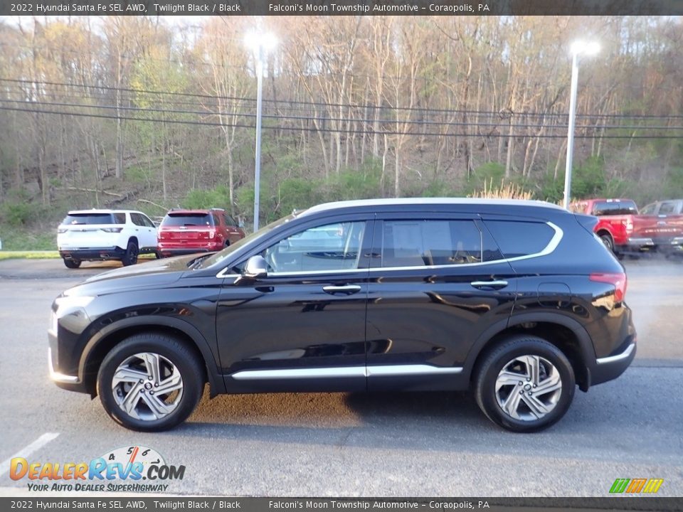 2022 Hyundai Santa Fe SEL AWD Twilight Black / Black Photo #6