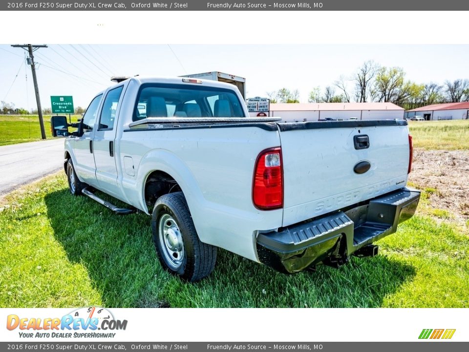 2016 Ford F250 Super Duty XL Crew Cab Oxford White / Steel Photo #7