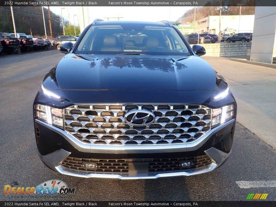 2022 Hyundai Santa Fe SEL AWD Twilight Black / Black Photo #8