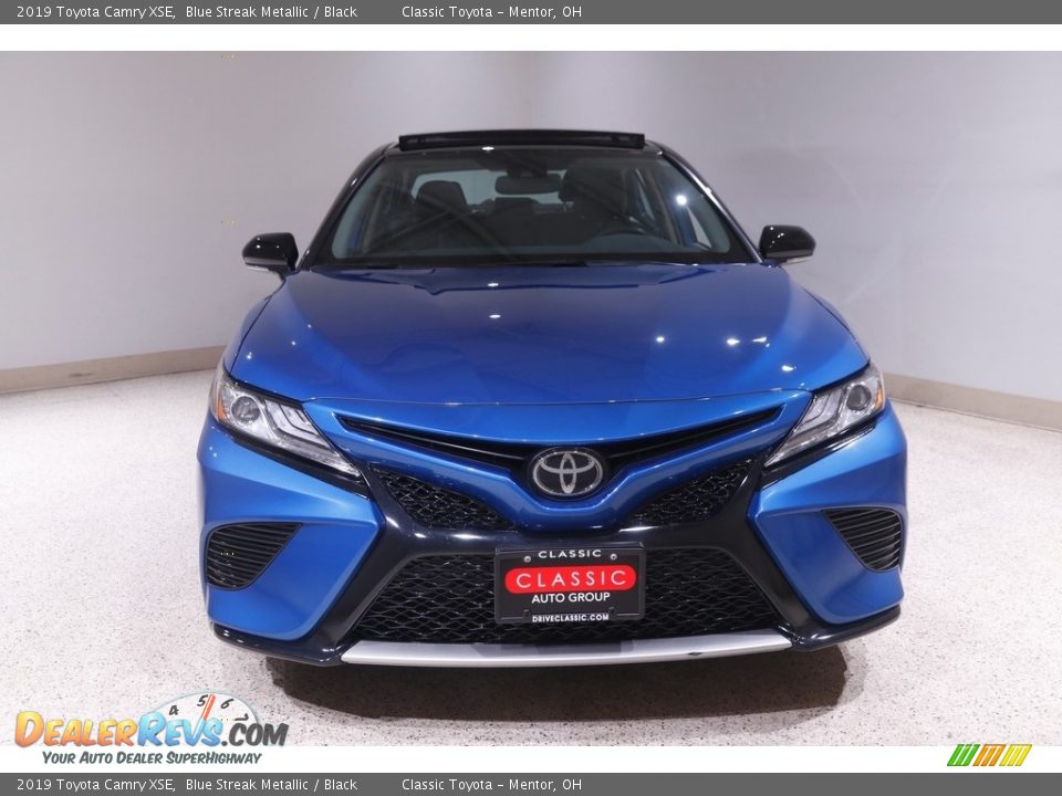 2019 Toyota Camry XSE Blue Streak Metallic / Black Photo #2