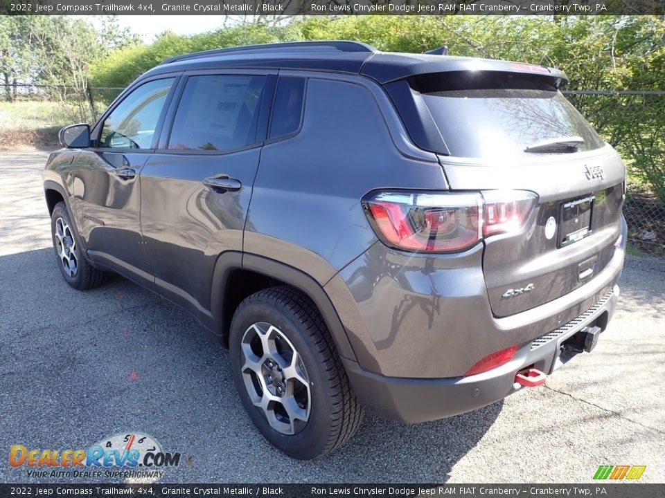 2022 Jeep Compass Trailhawk 4x4 Granite Crystal Metallic / Black Photo #3