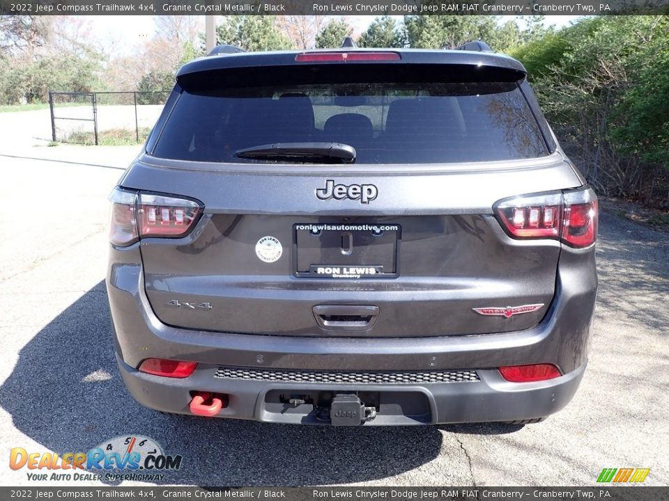 2022 Jeep Compass Trailhawk 4x4 Granite Crystal Metallic / Black Photo #4