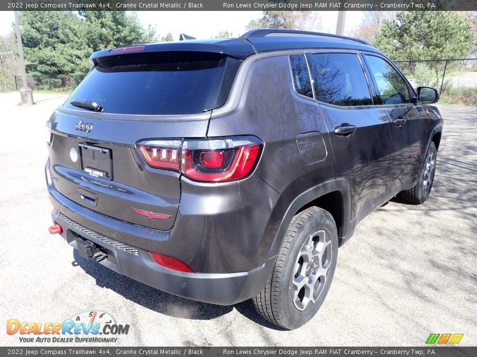 2022 Jeep Compass Trailhawk 4x4 Granite Crystal Metallic / Black Photo #5