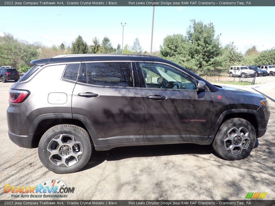 2022 Jeep Compass Trailhawk 4x4 Granite Crystal Metallic / Black Photo #6
