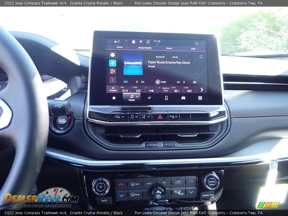 2022 Jeep Compass Trailhawk 4x4 Granite Crystal Metallic / Black Photo #16