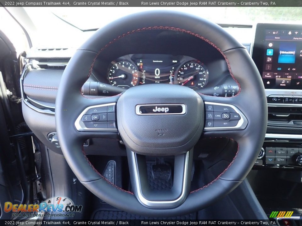 2022 Jeep Compass Trailhawk 4x4 Granite Crystal Metallic / Black Photo #17