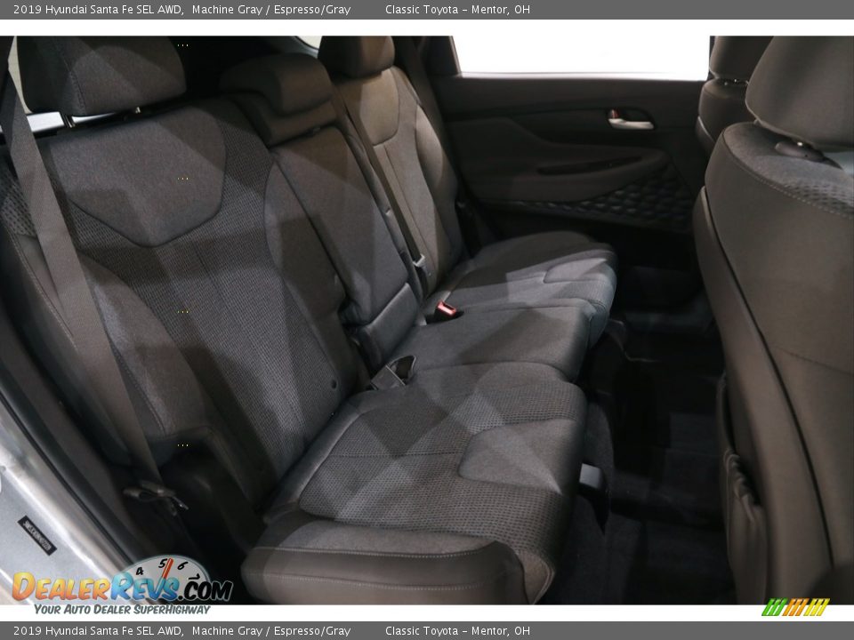 2019 Hyundai Santa Fe SEL AWD Machine Gray / Espresso/Gray Photo #15