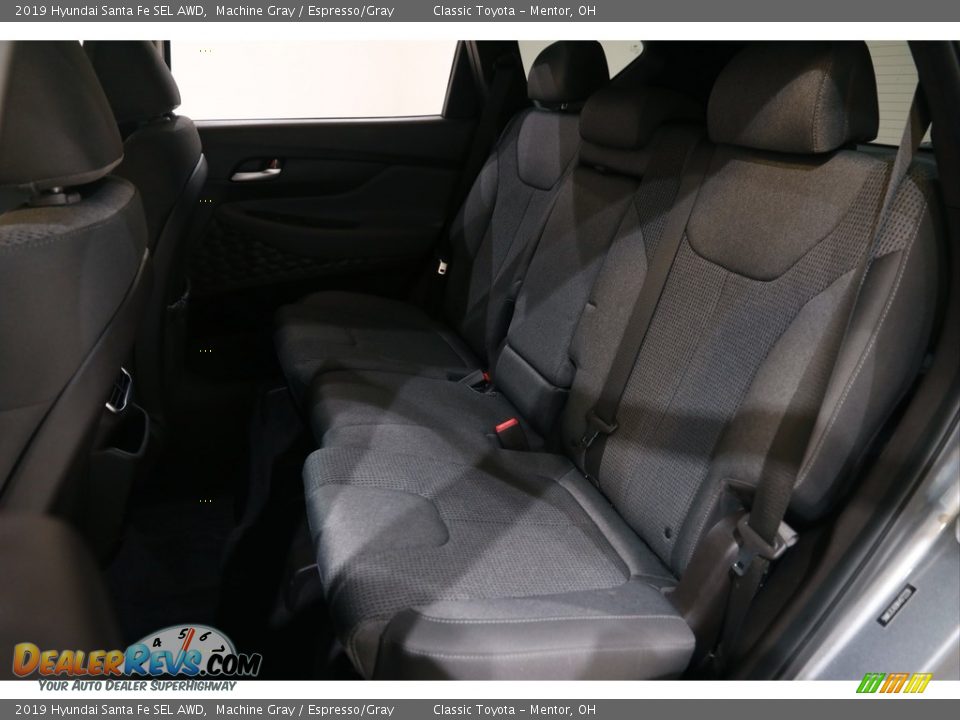2019 Hyundai Santa Fe SEL AWD Machine Gray / Espresso/Gray Photo #16