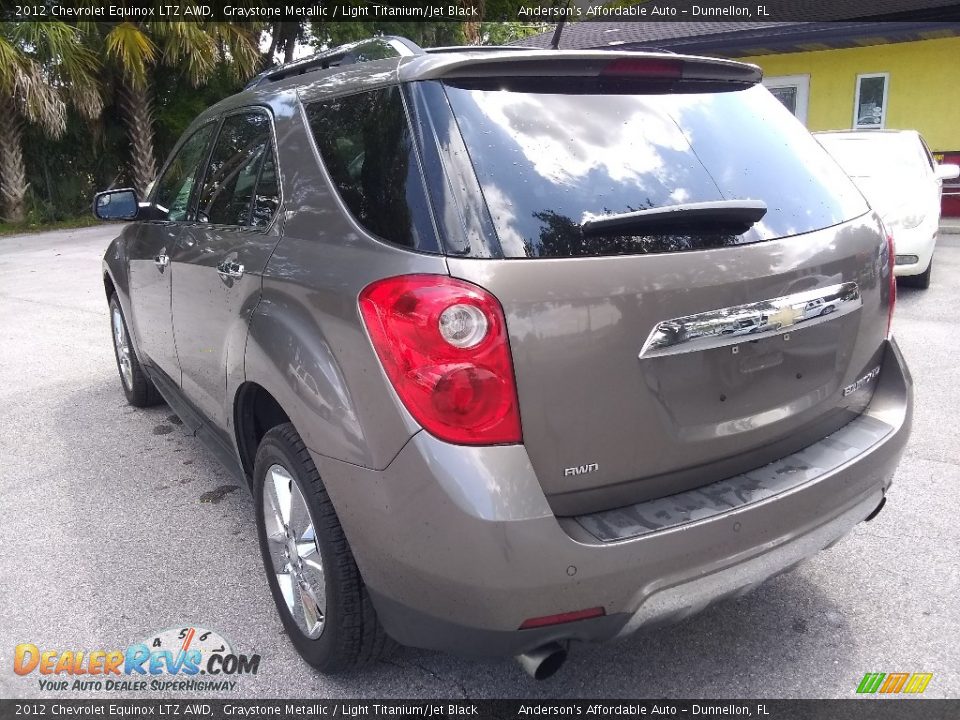 2012 Chevrolet Equinox LTZ AWD Graystone Metallic / Light Titanium/Jet Black Photo #5