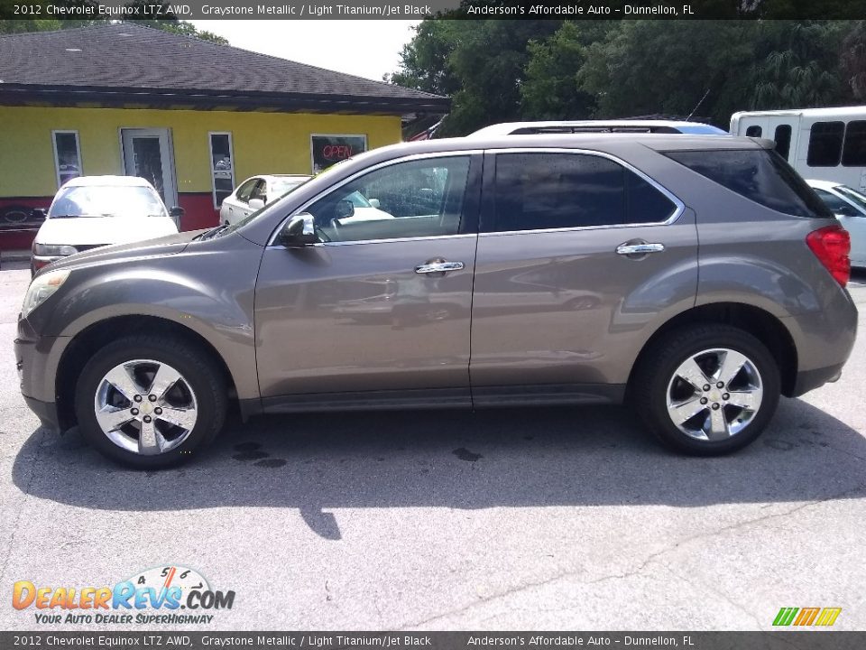 2012 Chevrolet Equinox LTZ AWD Graystone Metallic / Light Titanium/Jet Black Photo #6