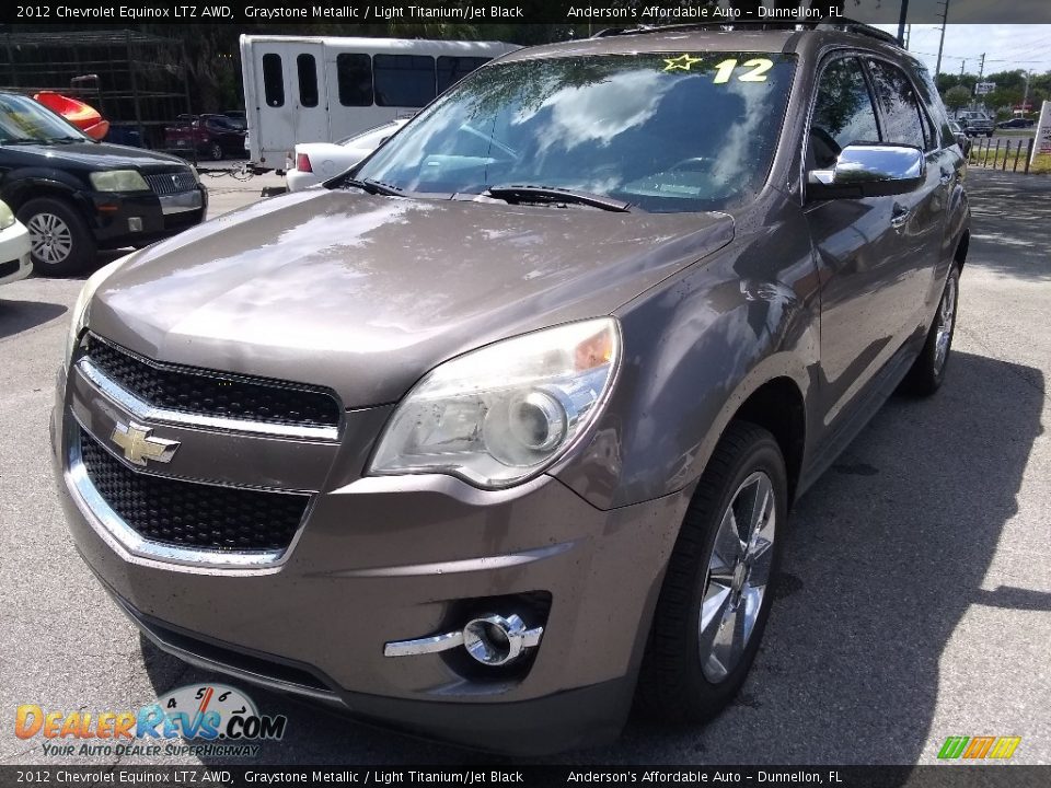 2012 Chevrolet Equinox LTZ AWD Graystone Metallic / Light Titanium/Jet Black Photo #7