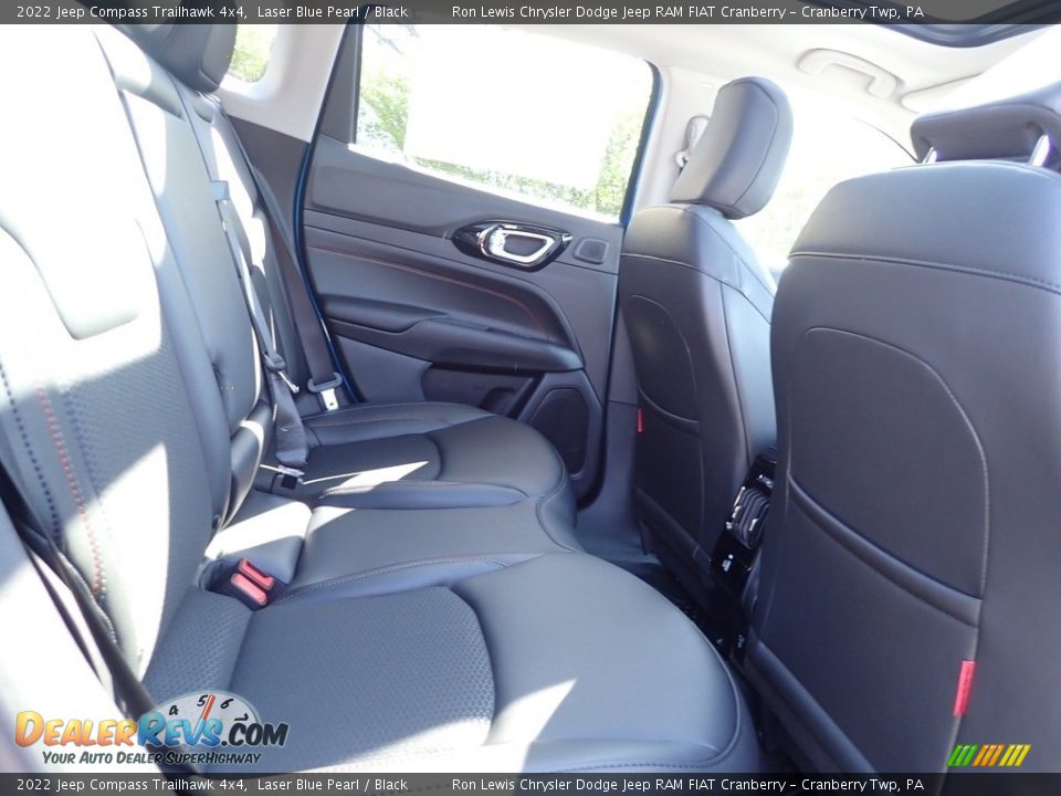 2022 Jeep Compass Trailhawk 4x4 Laser Blue Pearl / Black Photo #11