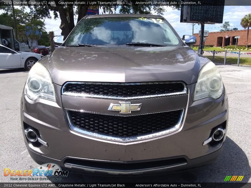 2012 Chevrolet Equinox LTZ AWD Graystone Metallic / Light Titanium/Jet Black Photo #8