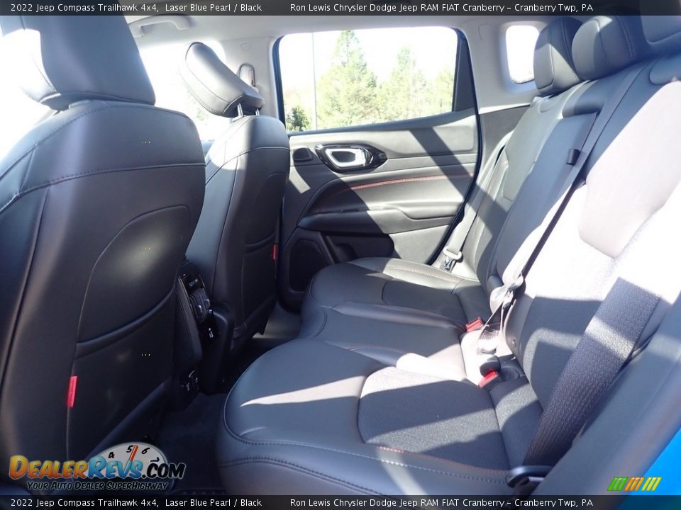2022 Jeep Compass Trailhawk 4x4 Laser Blue Pearl / Black Photo #13