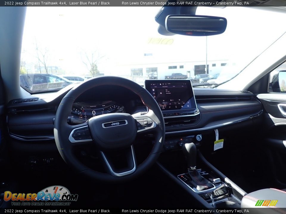 2022 Jeep Compass Trailhawk 4x4 Laser Blue Pearl / Black Photo #14