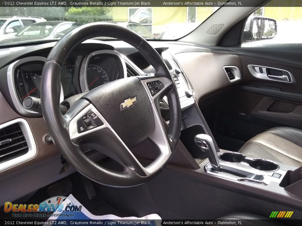 2012 Chevrolet Equinox LTZ AWD Graystone Metallic / Light Titanium/Jet Black Photo #11