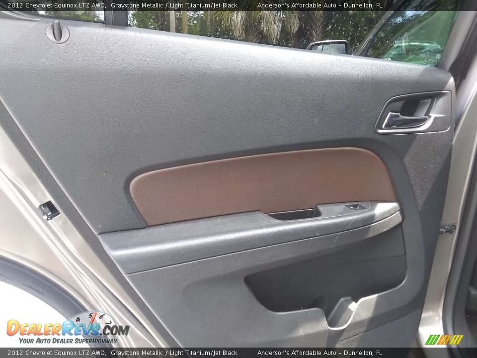 2012 Chevrolet Equinox LTZ AWD Graystone Metallic / Light Titanium/Jet Black Photo #13