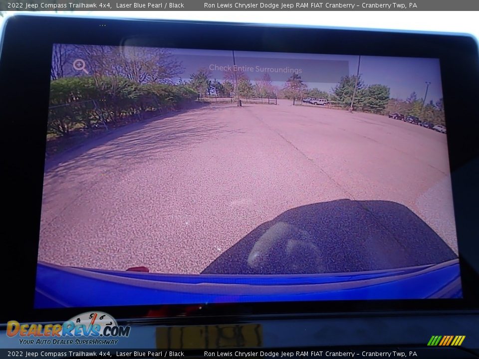 2022 Jeep Compass Trailhawk 4x4 Laser Blue Pearl / Black Photo #18