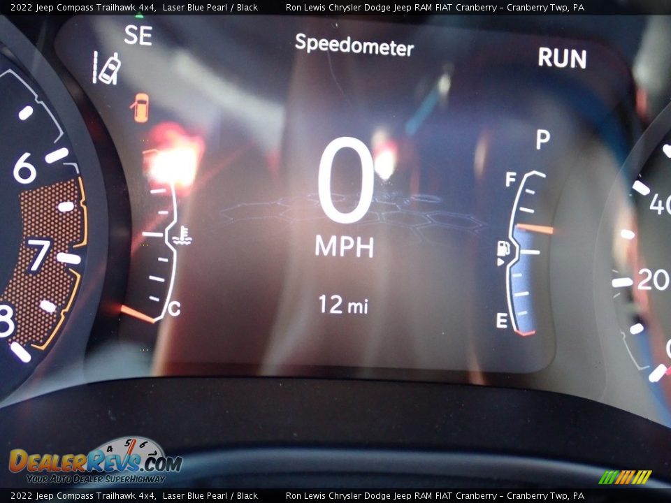 2022 Jeep Compass Trailhawk 4x4 Laser Blue Pearl / Black Photo #19