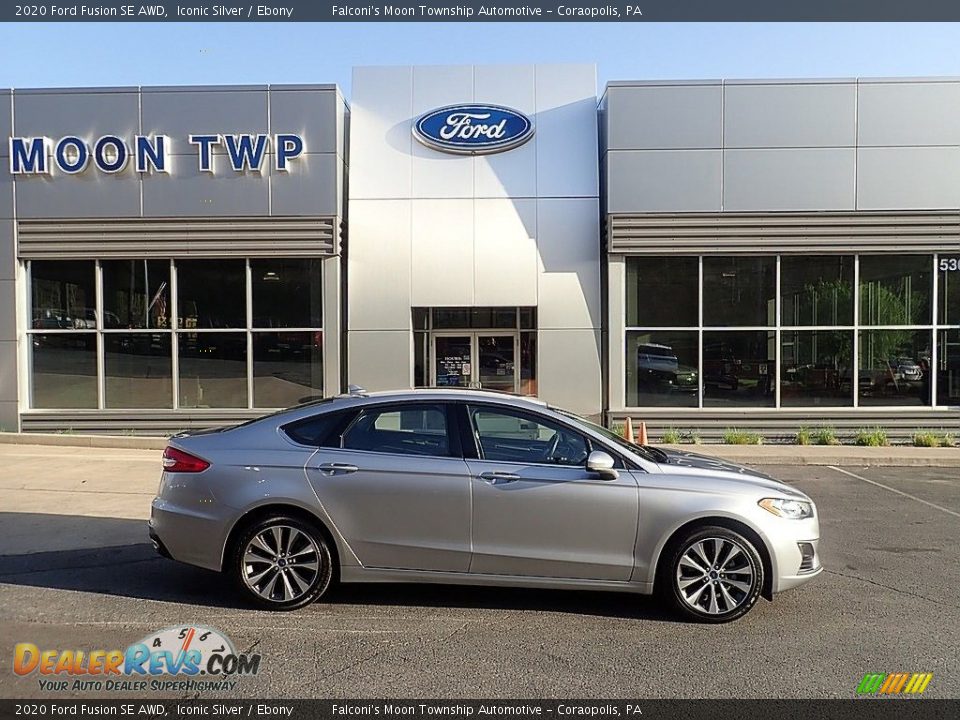 2020 Ford Fusion SE AWD Iconic Silver / Ebony Photo #1