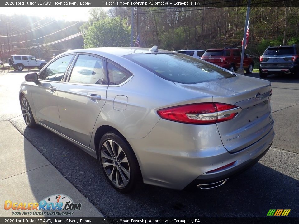 2020 Ford Fusion SE AWD Iconic Silver / Ebony Photo #5