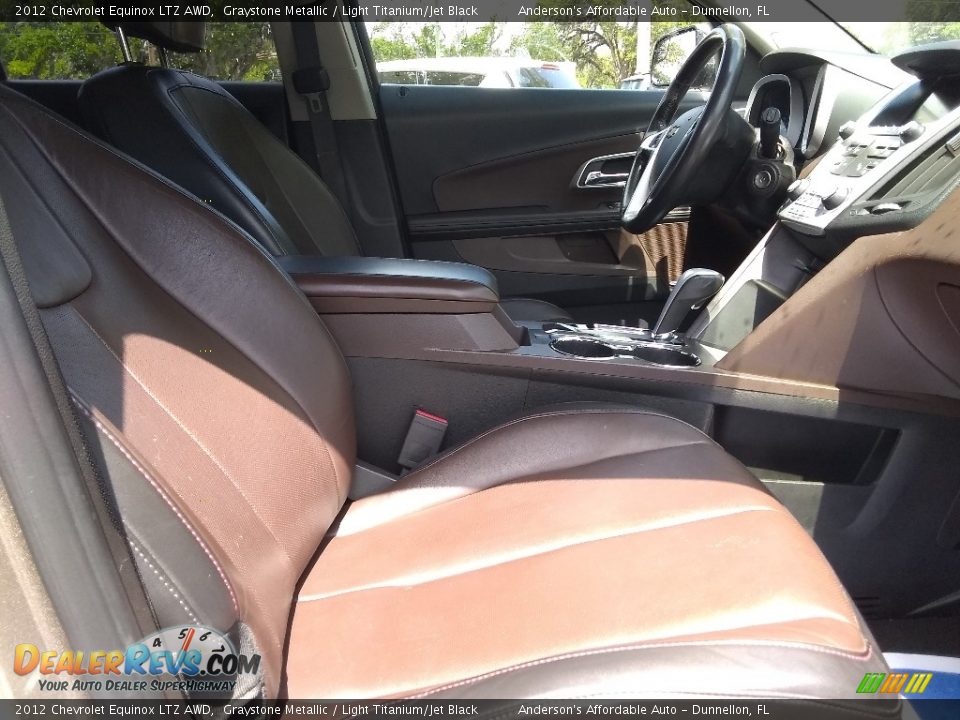 2012 Chevrolet Equinox LTZ AWD Graystone Metallic / Light Titanium/Jet Black Photo #18