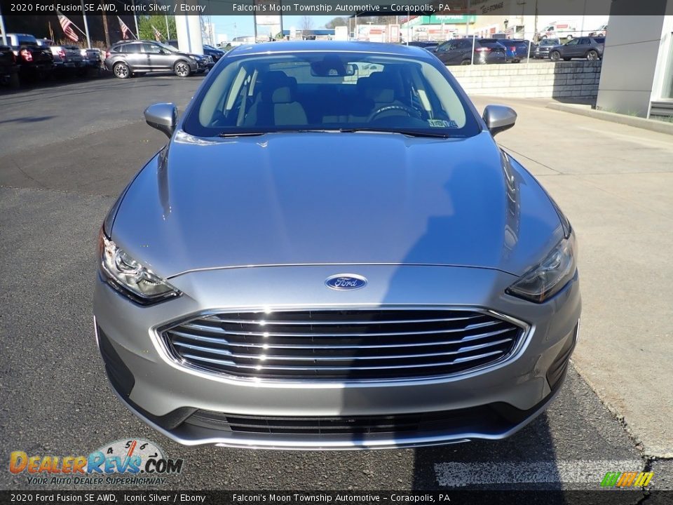 2020 Ford Fusion SE AWD Iconic Silver / Ebony Photo #8