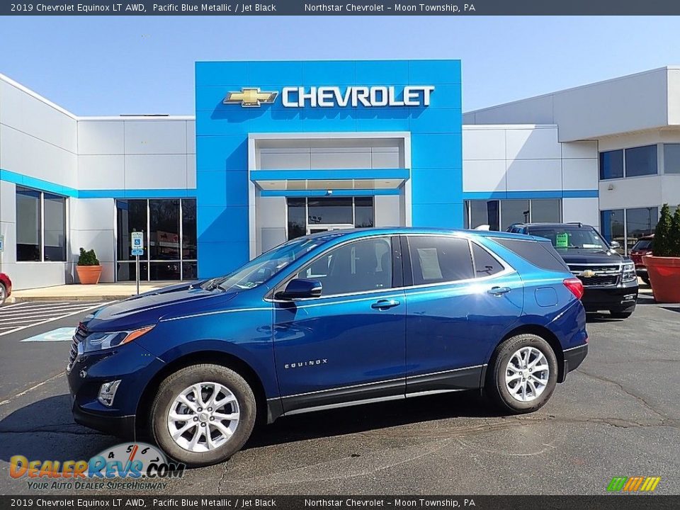 2019 Chevrolet Equinox LT AWD Pacific Blue Metallic / Jet Black Photo #1