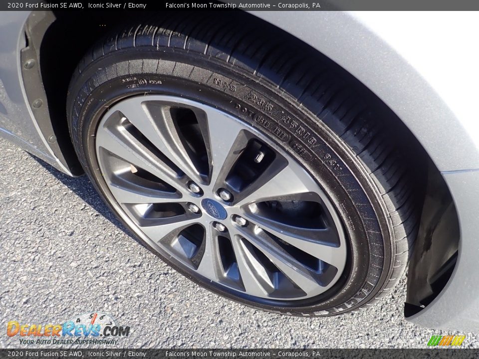 2020 Ford Fusion SE AWD Iconic Silver / Ebony Photo #10