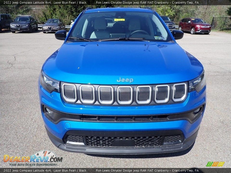 2022 Jeep Compass Latitude 4x4 Laser Blue Pearl / Black Photo #8