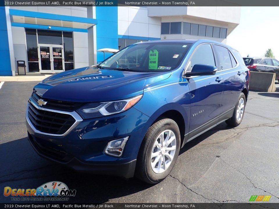 2019 Chevrolet Equinox LT AWD Pacific Blue Metallic / Jet Black Photo #2