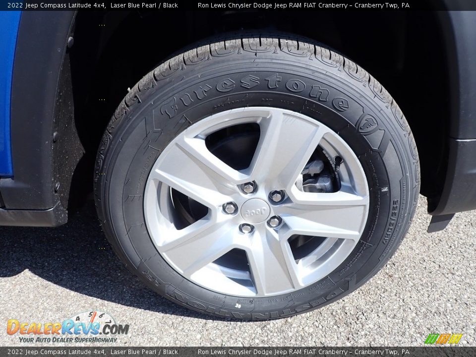 2022 Jeep Compass Latitude 4x4 Laser Blue Pearl / Black Photo #9