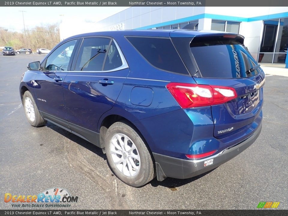 2019 Chevrolet Equinox LT AWD Pacific Blue Metallic / Jet Black Photo #4