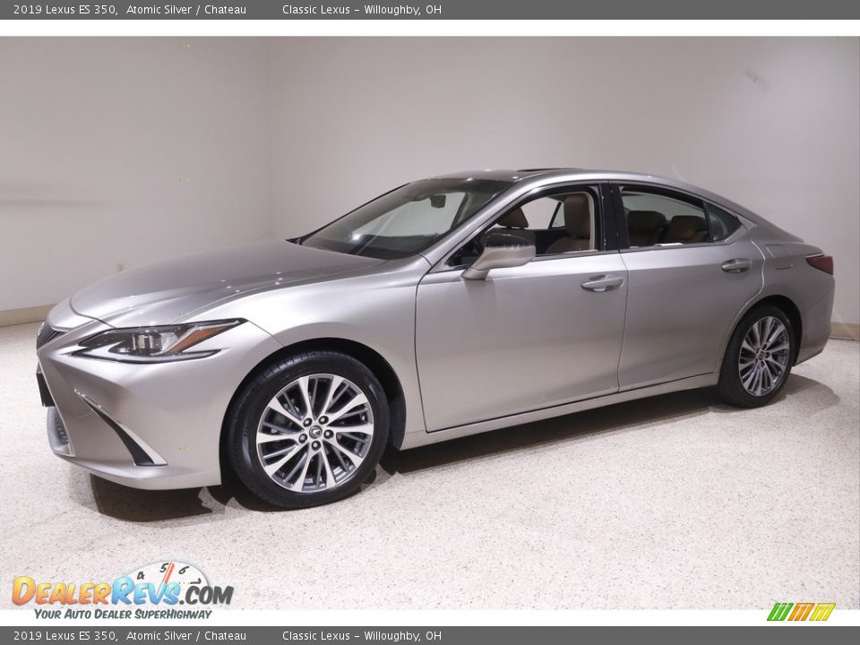 2019 Lexus ES 350 Atomic Silver / Chateau Photo #3