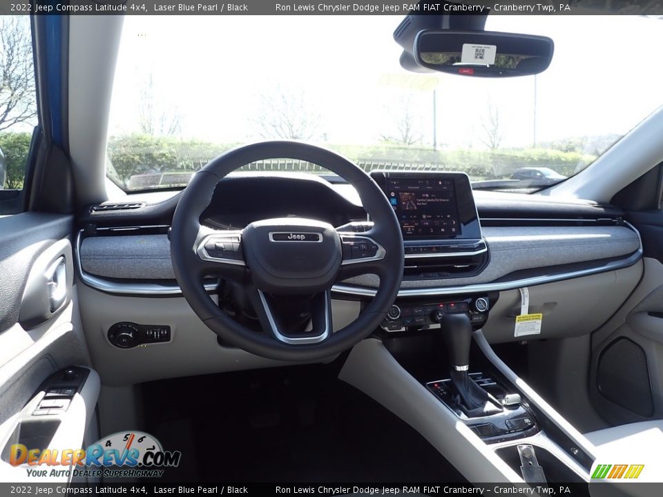 2022 Jeep Compass Latitude 4x4 Laser Blue Pearl / Black Photo #14