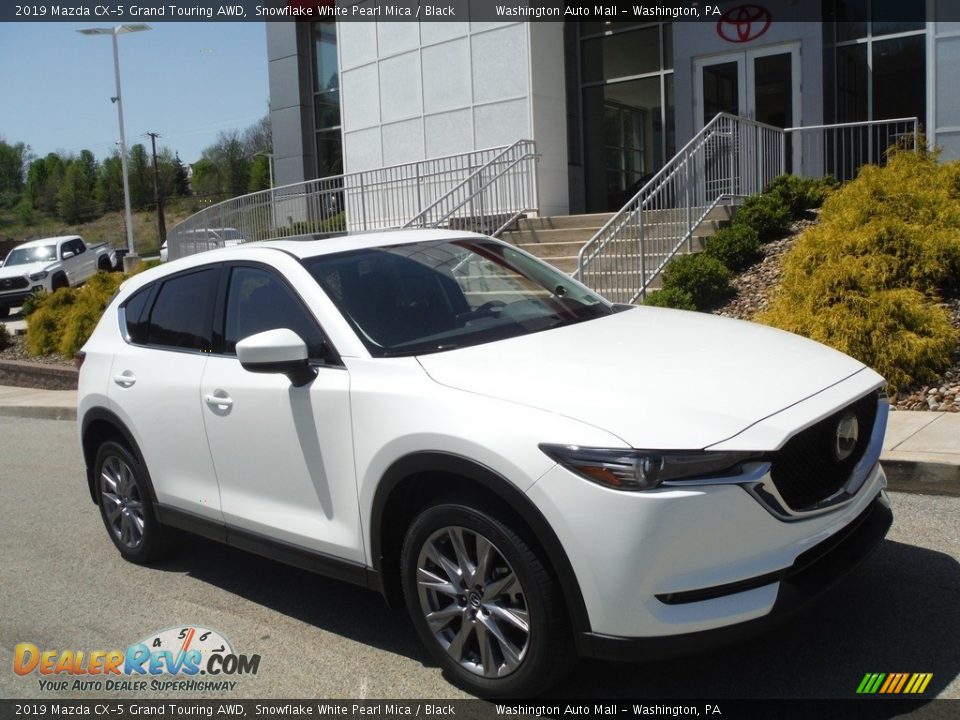 2019 Mazda CX-5 Grand Touring AWD Snowflake White Pearl Mica / Black Photo #1