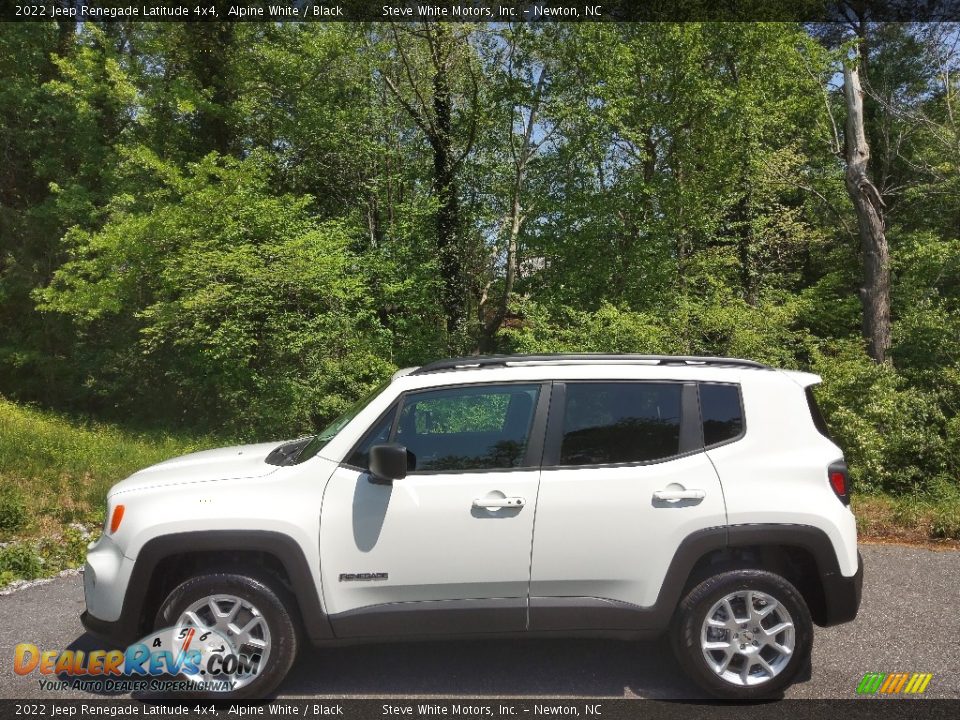 2022 Jeep Renegade Latitude 4x4 Alpine White / Black Photo #1