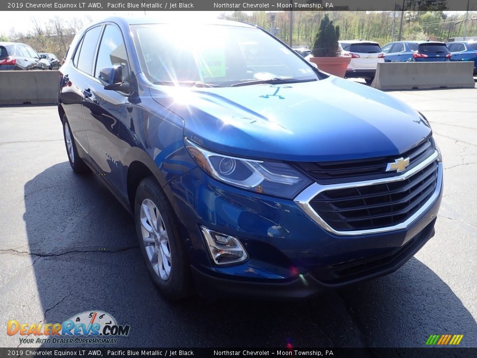 2019 Chevrolet Equinox LT AWD Pacific Blue Metallic / Jet Black Photo #12