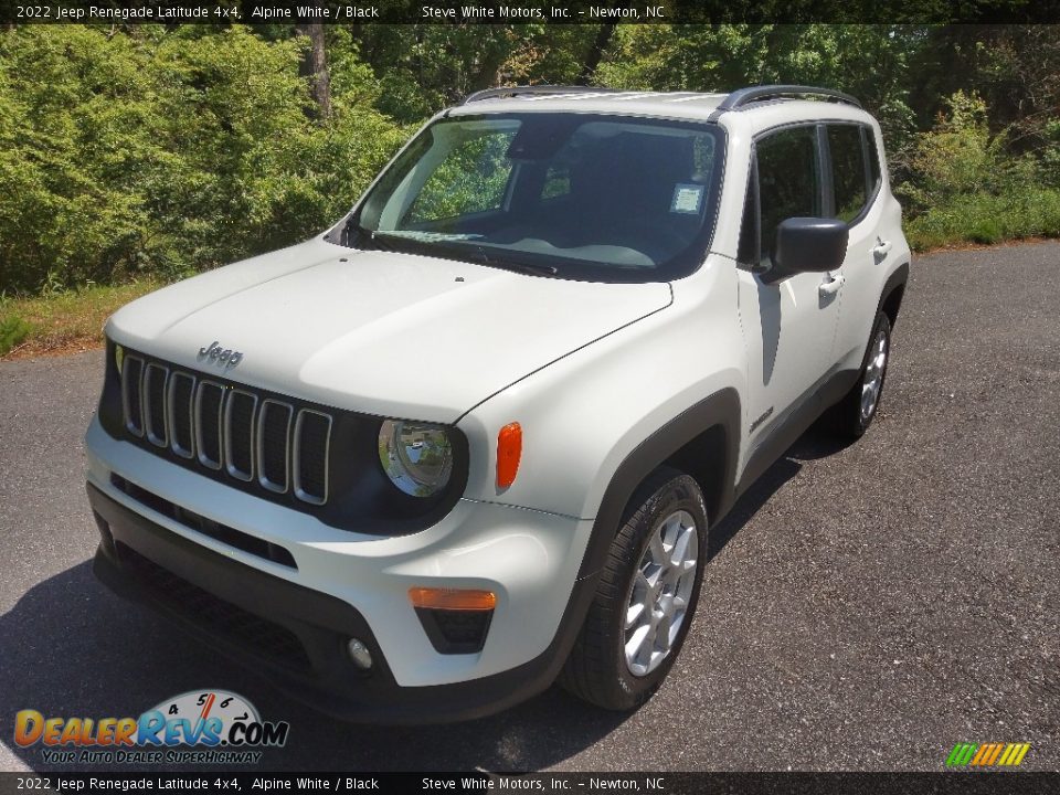 2022 Jeep Renegade Latitude 4x4 Alpine White / Black Photo #2