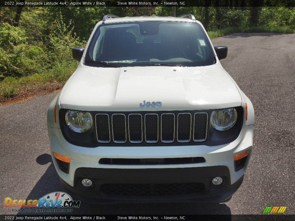 2022 Jeep Renegade Latitude 4x4 Alpine White / Black Photo #3