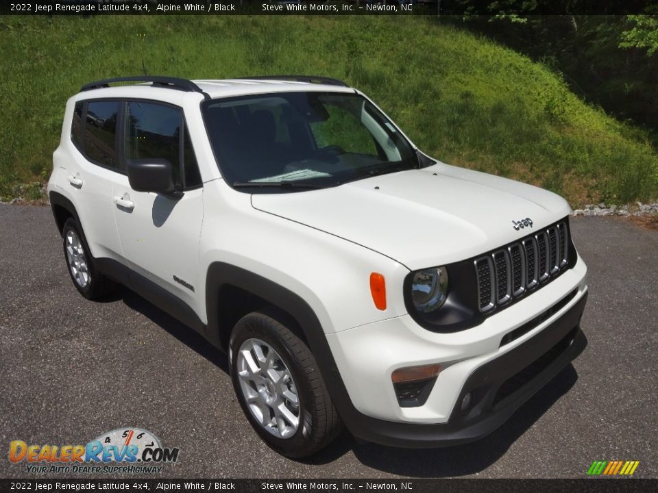 2022 Jeep Renegade Latitude 4x4 Alpine White / Black Photo #4