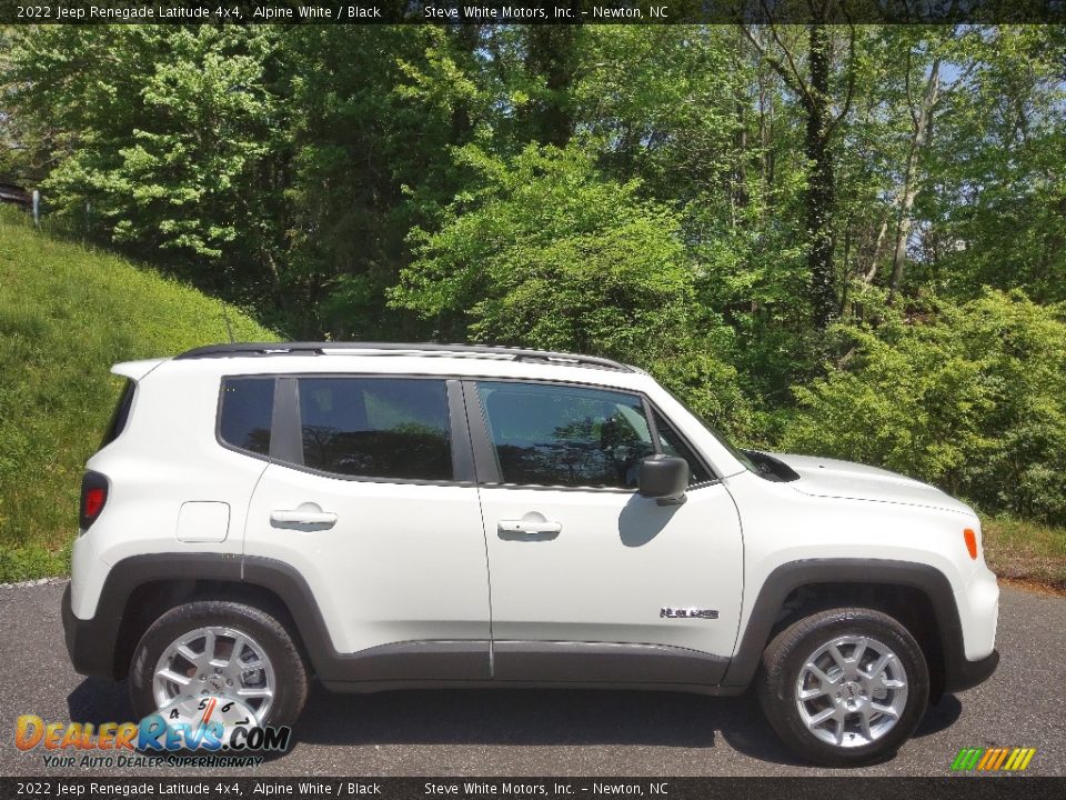 2022 Jeep Renegade Latitude 4x4 Alpine White / Black Photo #5