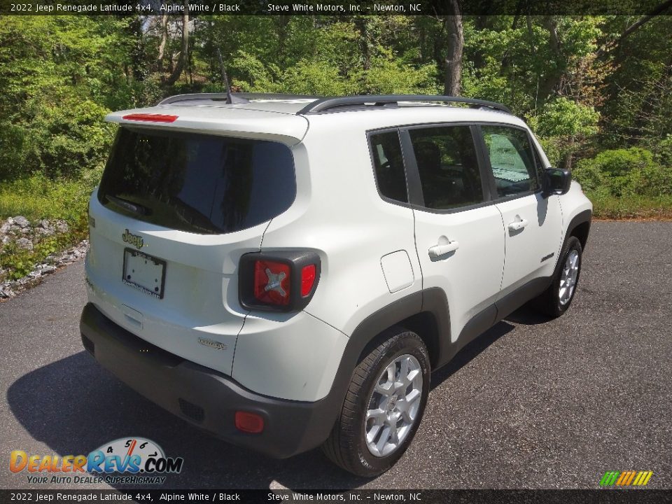 2022 Jeep Renegade Latitude 4x4 Alpine White / Black Photo #6