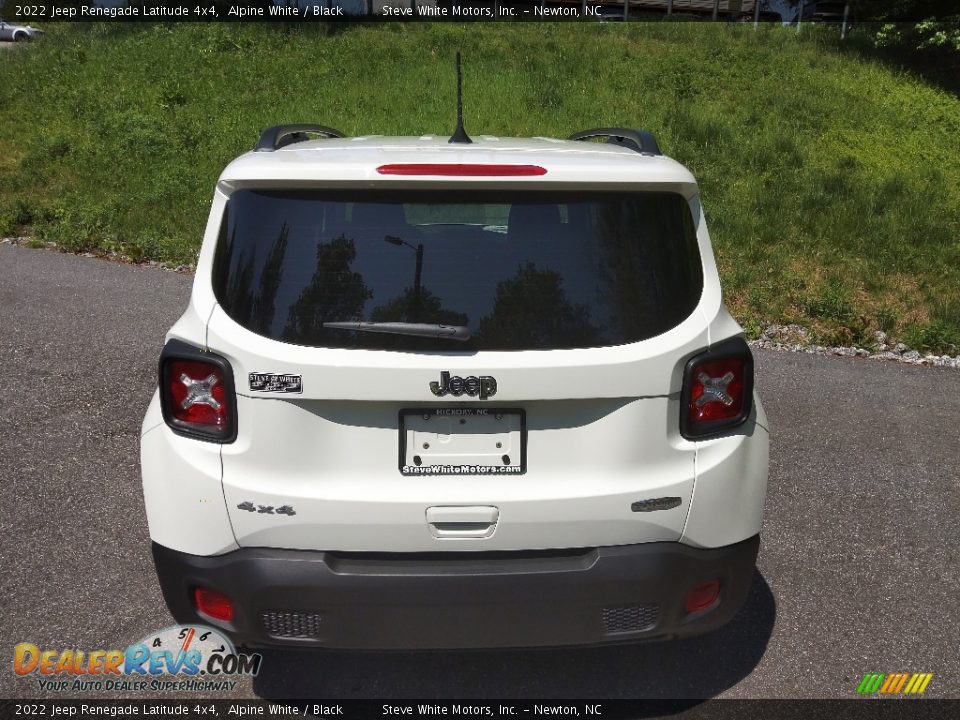 2022 Jeep Renegade Latitude 4x4 Alpine White / Black Photo #7