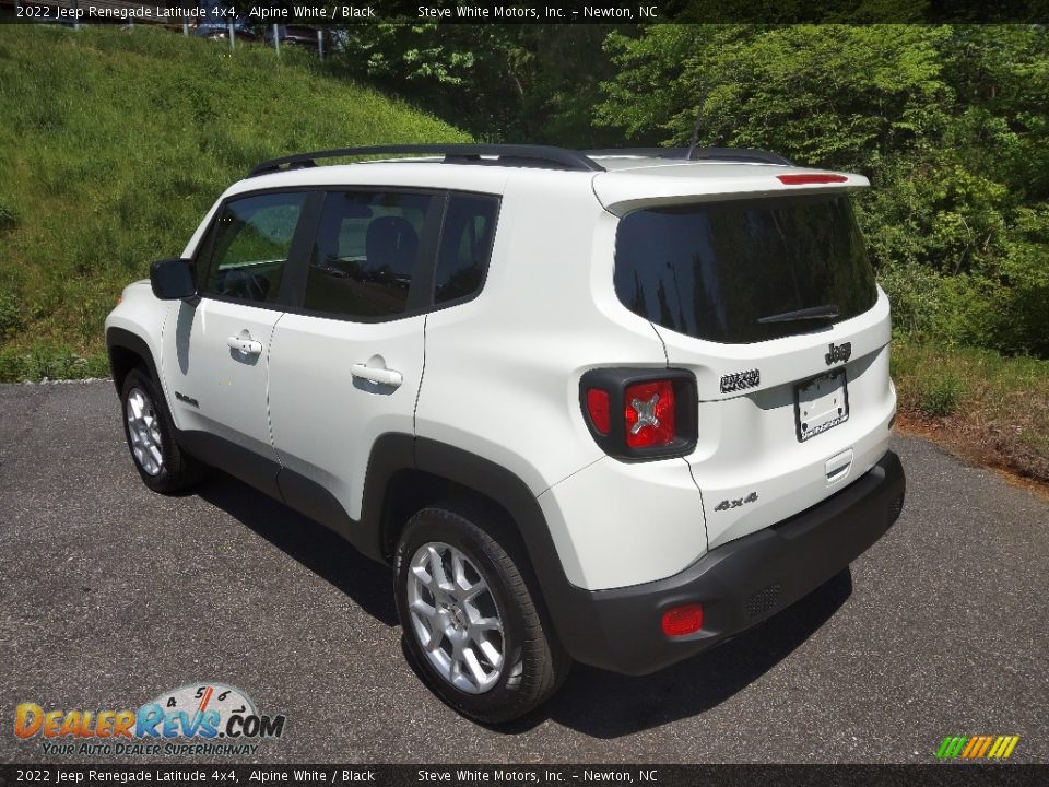 2022 Jeep Renegade Latitude 4x4 Alpine White / Black Photo #8