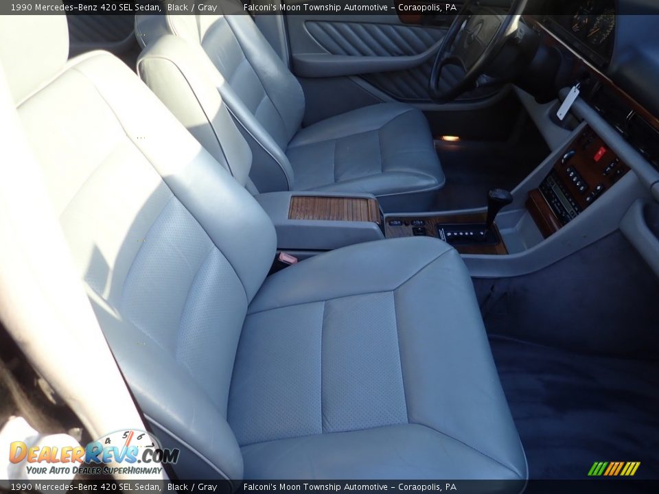 Front Seat of 1990 Mercedes-Benz 420 SEL Sedan Photo #10