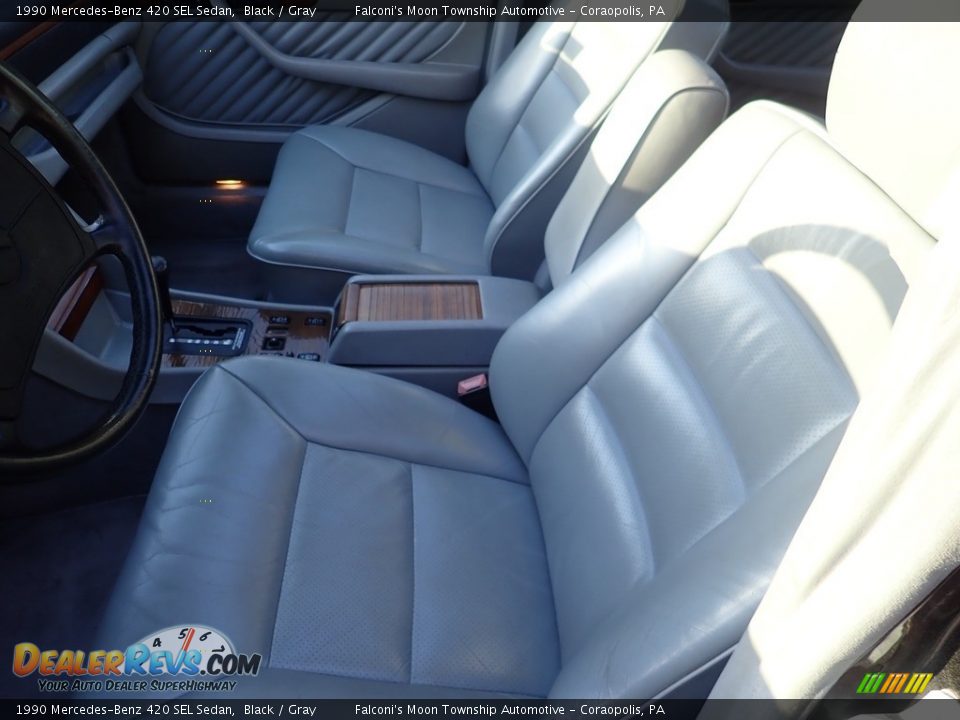 Front Seat of 1990 Mercedes-Benz 420 SEL Sedan Photo #15